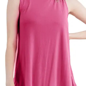 Sleeveless Tunic Flounce Top