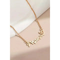 Mama Heart Pendant Chain Necklace
